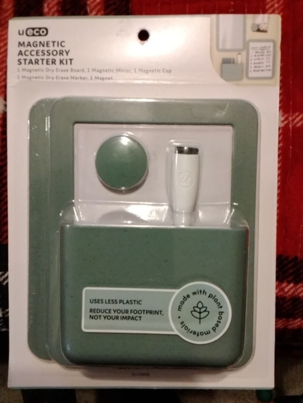 Green Desk Accessory Set - Compact Organizer